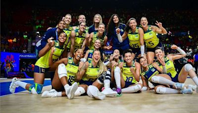 Brasil assume a liderança da VNL; veja a classificação atualizada