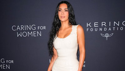 Kim Kardashian Makes Waves in Wet Balenciaga Dress at NYC Dinner