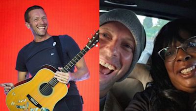 Fã viraliza ao pegar carona com Chris Martin, do Coldplay, e afirma: "Ele está solteiro"