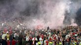 Three arrested after fans invade pitch following Southampton FC win