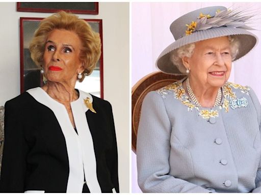 El día en que Mary Rose McGill se subió a una mesa para ver a la Reina Isabel II - La Tercera