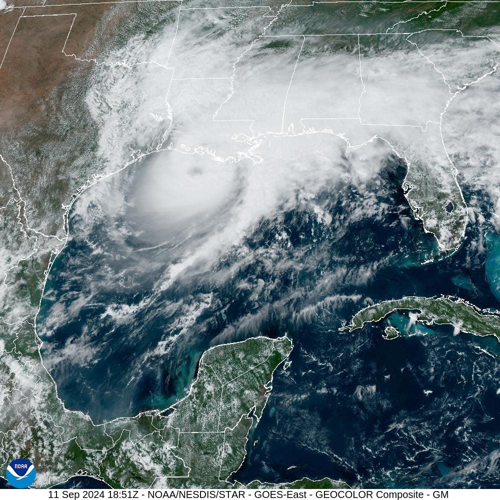 What is the weather in Louisville? Francine, Gulf storm impacting Louisiana, to hit Kentucky