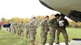 Flying high: Perry, McKinley JROTC students get ride in CH-47 Chinook helicopter