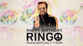Ringo celebra su cumpleaños con su campaña anual de “Peace & Love”