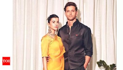Hrithik Roshan REACTS to girlfriend Saba Azad's new boss lady look | Hindi Movie News - Times of India