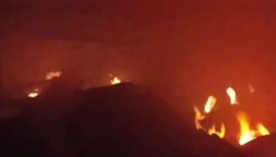 Watch: Massive fire engulfs cow shed in Rajasthan's Gajsinghpur - CNBC TV18
