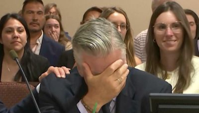 Alec Baldwin thanks supporters in first public comments after early end to trial