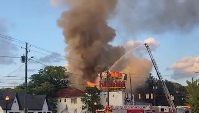 Massive fire engulfs former Atlanta Eagle nightclub site in Midtown