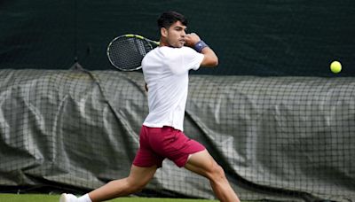 Alcaraz defenderá Wimbledon por la parte del cuadro de Sinner, quien tiene un duro camino