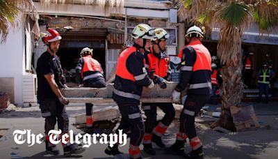Majorca building collapse: Four dead with people 'trapped under rubble'