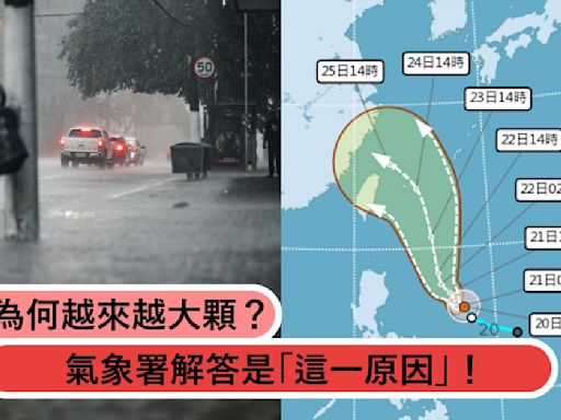 颱風圖為何越來越大顆？大部分民眾都搞錯原因，氣象署解答是「這一原因」！