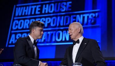 Colin Jost roasts Biden and Trump at White House Correspondents’ Dinner