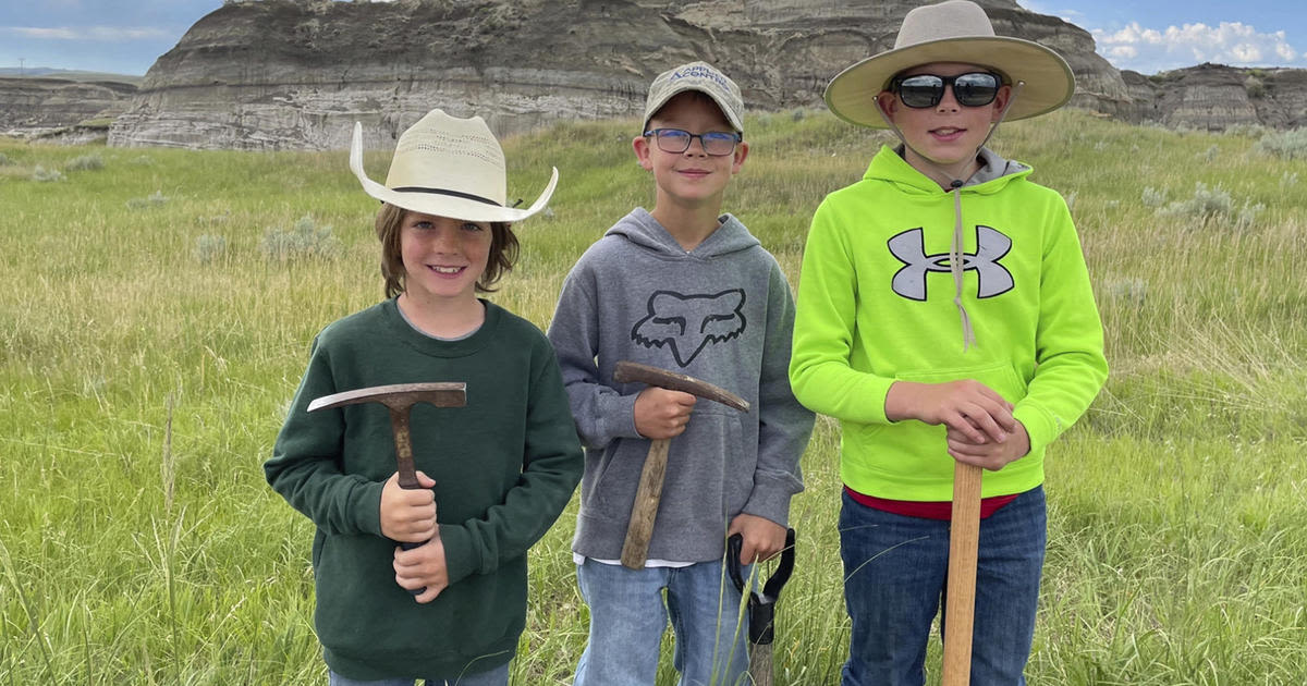 After 3 boys find dinosaur fossil in North Dakota, Denver museum works to fully reveal it