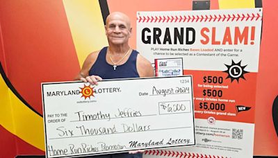 Jackson Holliday's Grand Slam Lands Glen Burnie Man $6K Lottery Windfall