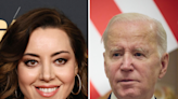 Aubrey Plaza recalls stealing a note from Joe Biden’s desk: ‘I pocketed it’