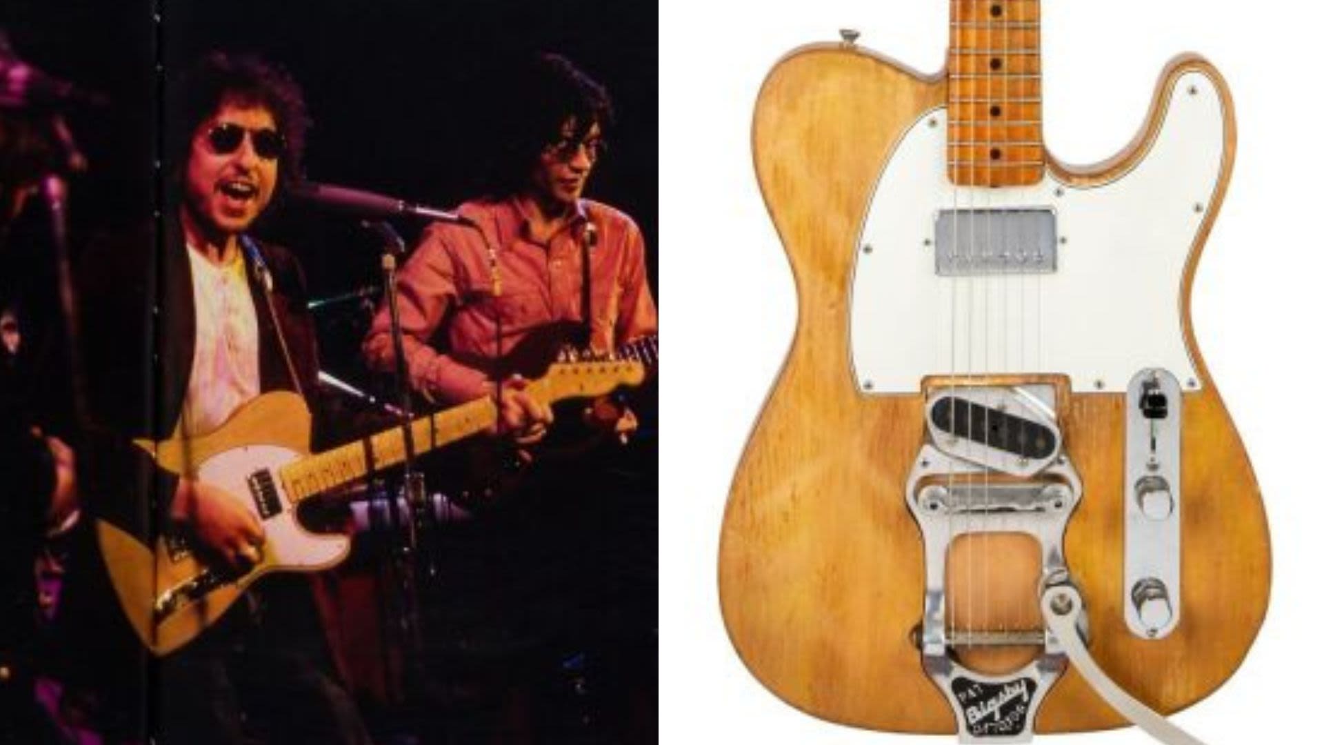 Bob Dylan and Robbie Robertson's 1965 Telecaster is up for auction and could fetch up to $700,000