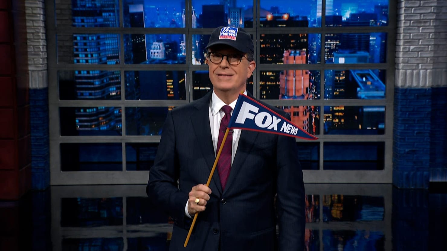 Colbert Suddenly Declares Himself Fox News’ #1 Fan