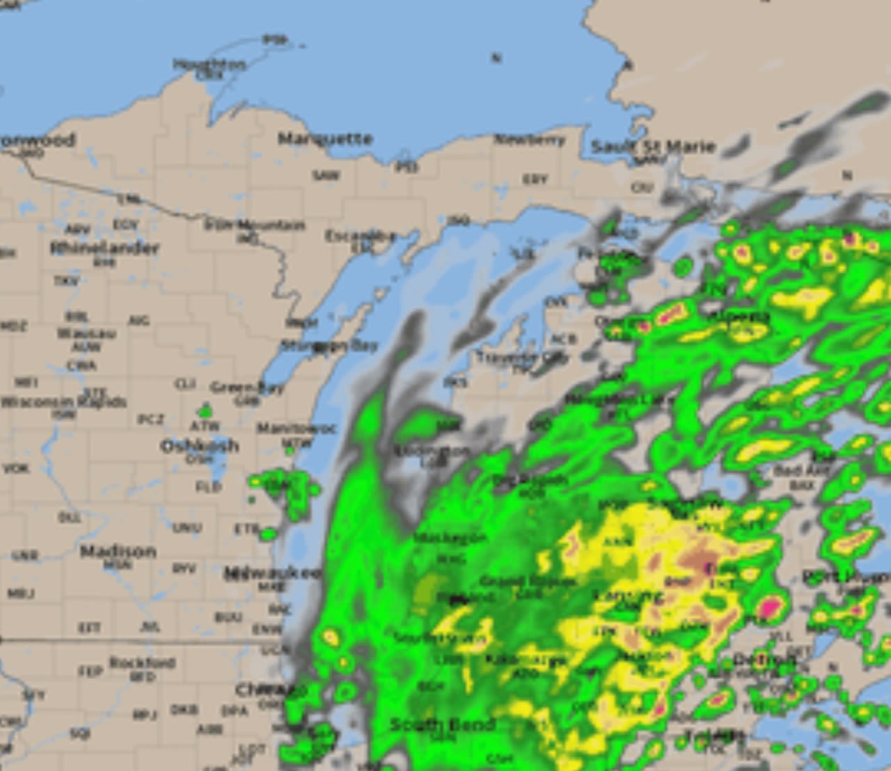 Big rains from Beryl: Timeline for Michigan, see the updated radar