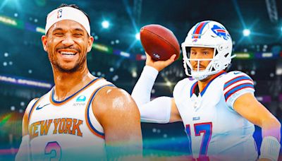 Knicks' Josh Hart hilariously reacts to Bills QB Josh Allen's 6-0 record