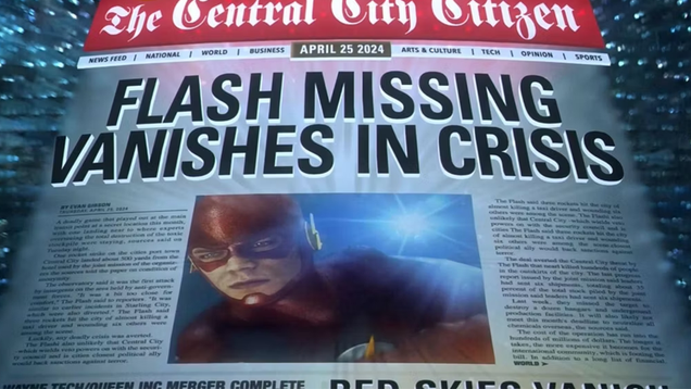 Today's the Day The Flash Was Meant to Go Missing