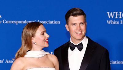 Colin Jost jokes he’s ‘Second Gentleman’ to wife Scarlett Johansson during White House Correspondents’ dinner