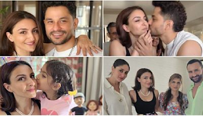 Inside Soha Ali Khan's Birthday Bash: Kunal Kemmu and Inaaya shower love on actress; Kareena Kapoor-Saif Ali Khan join celebrations