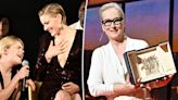 Greta Gerwig serenaded at Cannes, Meryl Streep appears at fest for first time in 35 years after ‘I thought my career was over’