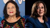 Activista Dolores Huerta muestra su respaldo a Kamala Harris rumbo a la presidencia