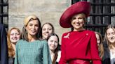 Máxima de Países Bajos se viste completamente de color rojo, un favorito de la reina Letizia