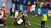 WATCH: Alvaro Morata slide-tackled by security guard during Spain’s semi-final celebrations