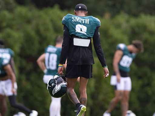 Eagles training camp observations: DeVonta Smith reminds us he's still really good