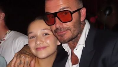 Harper Beckham is adorable in cool-girl summer dress in sweet photo with dad David