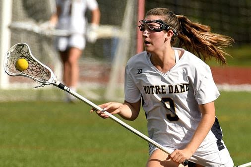 With Jane Hilsabeck leading the way, No. 1 Notre Dame-Hingham girls’ lacrosse battles past No. 3 Central Catholic in massive nonleague clash - The Boston Globe