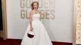 Gillian Anderson's Golden Globes gown had big 'Sex Education' energy — and many vaginas