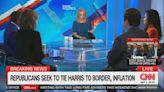 On CNN, Dana Bash debunks the right wing media claim that Kamala Harris is the "border czar"