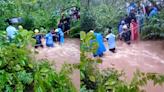 VIDEO: Rescue Operation Underway As People Trapped Under Pali Waterfall In Goa