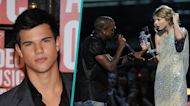 Taylor Lautner Thought Ex Taylor Swift & Kanye West's Infamous VMAs Moment Was A 'Skit' At First