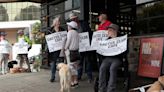 'Makes you feel as if you're not valued as a person': Blind protesters target Cactus Club Café