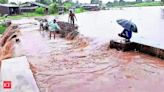 Heavy rains lash some Gujarat districts; Porbandar taluka gets 565 mm in 36 hours - The Economic Times