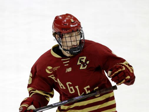Boston College forward Will Smith signs with Sharks - The Boston Globe