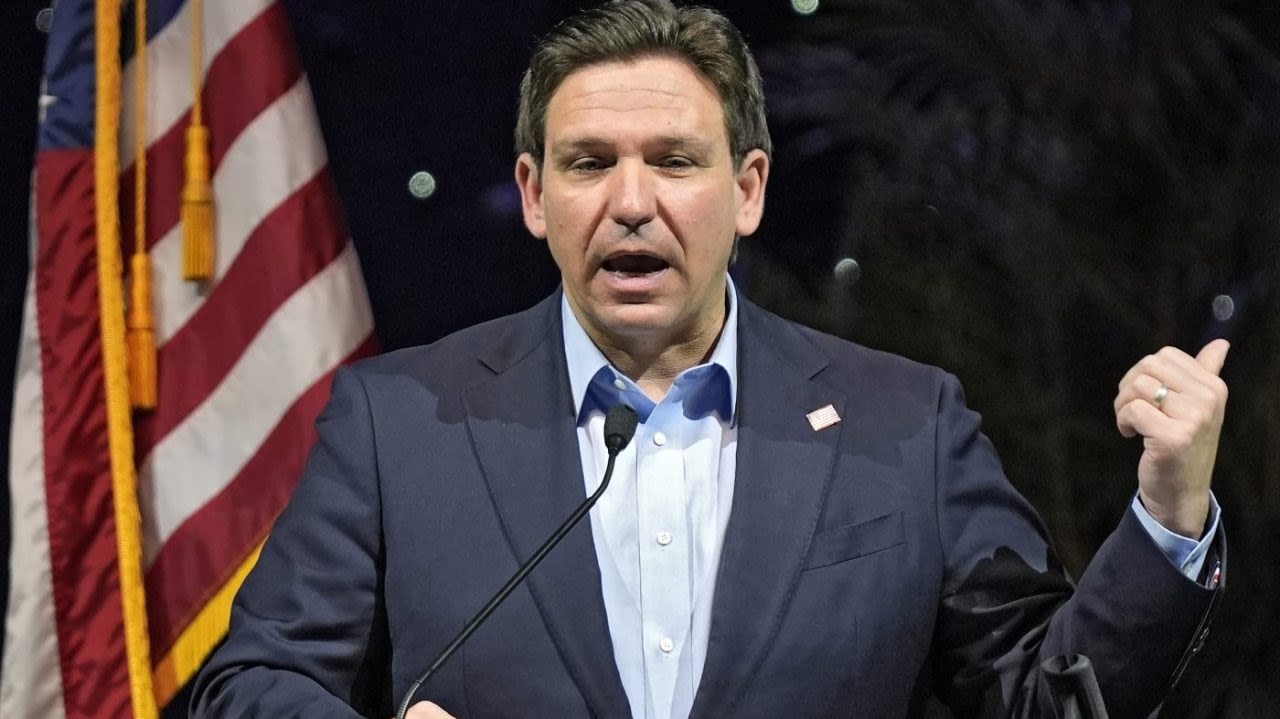 Gov. DeSantis gives remarks in Orlando