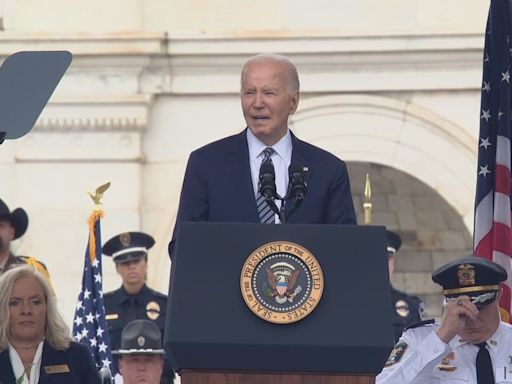 President Biden commends fallen officers as ‘heroes’ during national memorial
