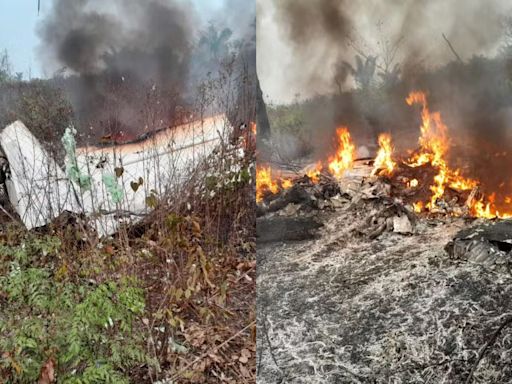 Avião de pequeno porte cai com cinco pessoas a bordo no Mato Grosso