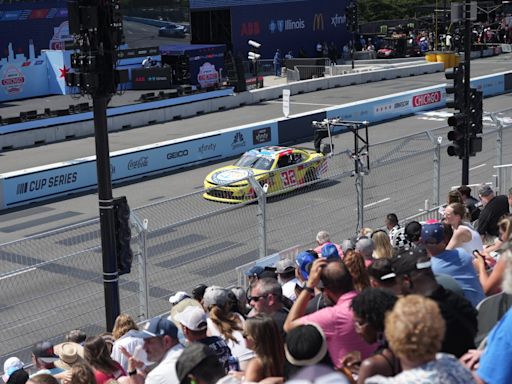 NASCAR fans revved up for second Chicago Street Race, this time with nicer weather