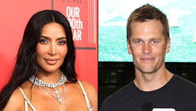 Kim Kardashian Booed at Tom Brady Roast Before Poking Fun at Dating Rumors, Compares Brady to Caitlyn Jenner
