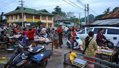 'This poor, miserable life': new Myanmar clashes turn town to rubble