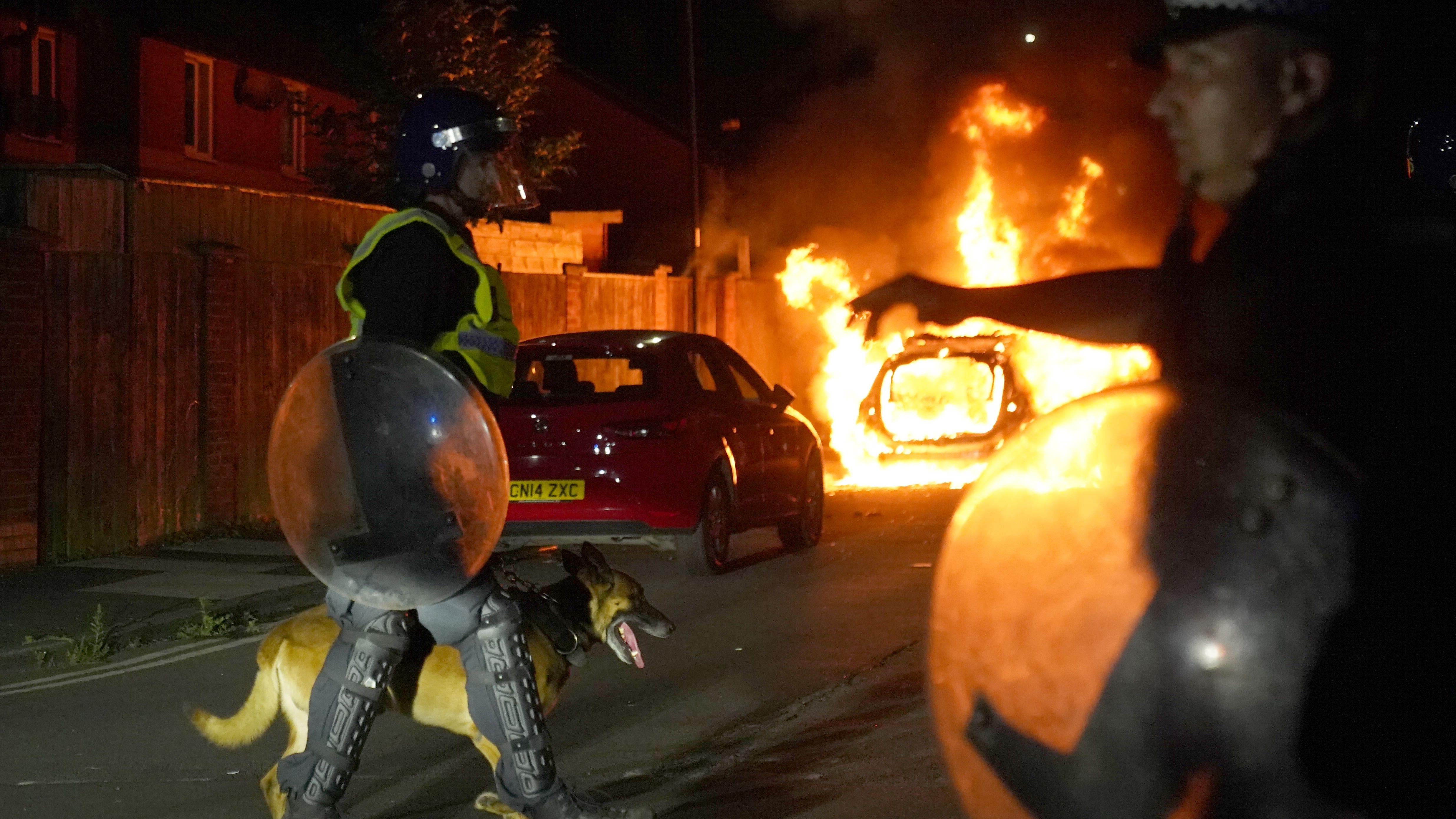 Over 100 arrests in London as unrest breaks out across UK after Southport attack