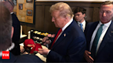 Donald Trump orders ‘30 milkshakes’ for customers at Atlanta fast-food joint - Times of India