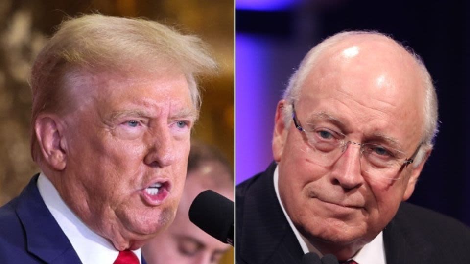 Trump Fumes Over 'Irrelevant' Dick Cheney In Meltdown After Harris Endorsement