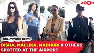 Disha Patani, Madhuri Dixit, Jasmin Bhasin, Taha Shah Badussha & other celebs seen at the airport